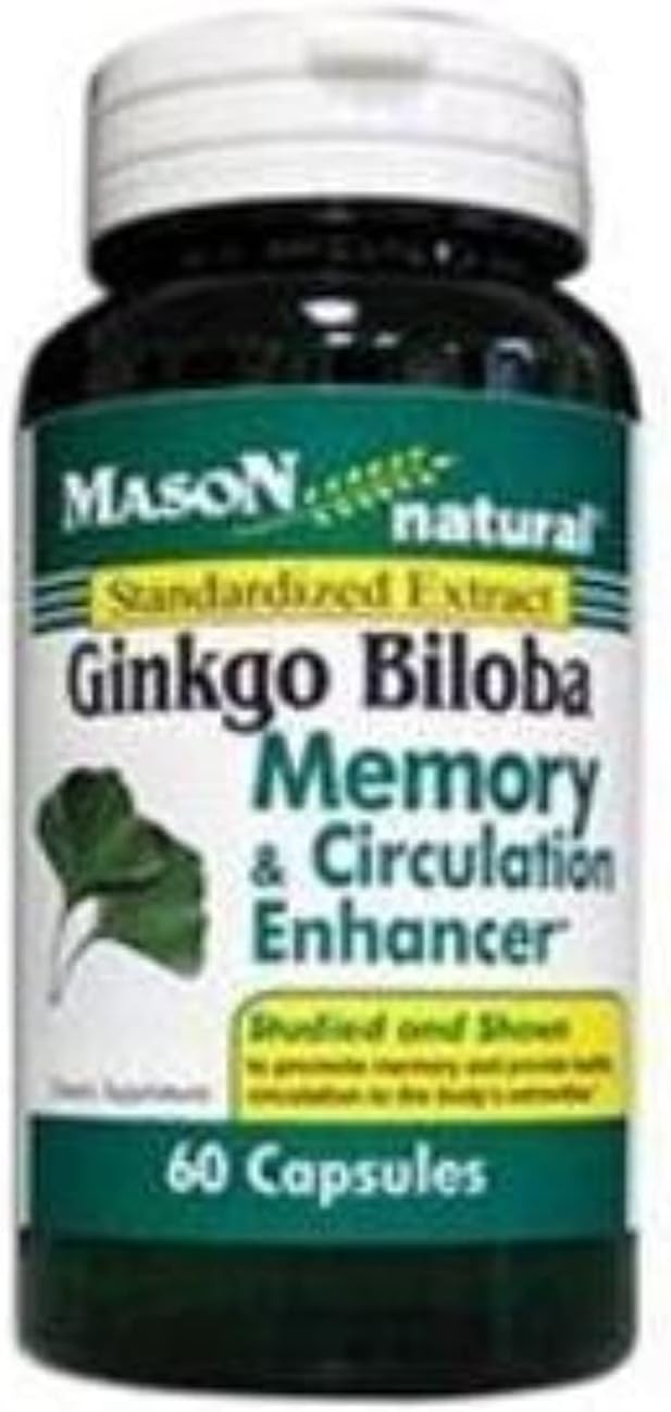 Mason Natural Ginkgo Biloba, 60 Capsules