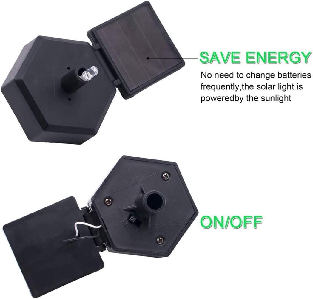 Ulalaza Outdoor Solar Lights Squirrel Shape Solar Powered LED Lamp Waterproof Garden Lights Stake Lights for Walkway