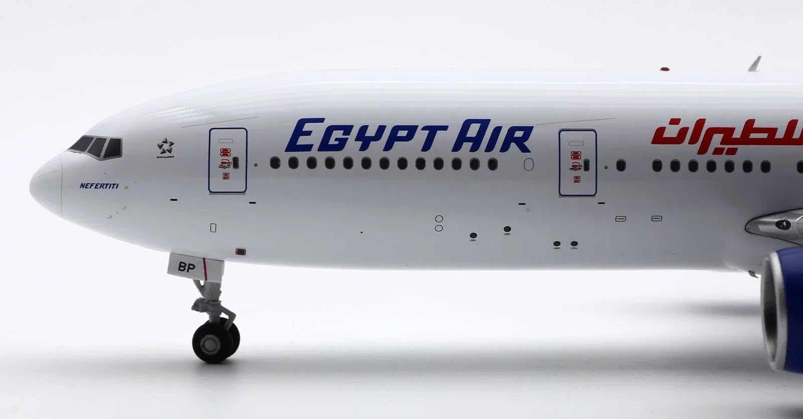 Model samolotu Model samolotu w skali Model samolotu 1:200 dla Egiptu Air StarAlliance B777-300ER Diecast Samolot Model samolotu Zestaw modeli do składania samolotów w skali Model samolotu