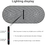 Dual Wireless Charger for Multiple Devices, Double 20W Fast Wireless Charging Pad/Mat for Apple iPhone, AirPods, for Samsung Galaxy, Google Pixel, LG and All Qi-Enabled Devices