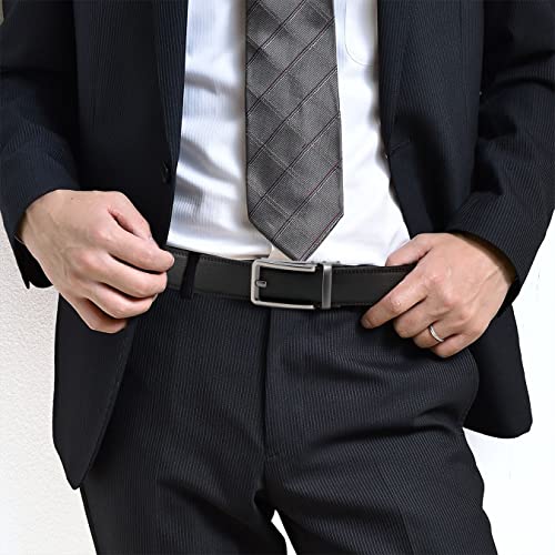 Image of CHAOREN Mens Dress Belt - Ratchet Belt Leather 1 1 /4 inch Comfort Click - Perfect Companion to Mens Dress Shoes