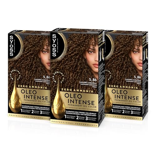 Syoss Oleo Intense - Tinte 5-86 Castaño Caramelo – Coloración...