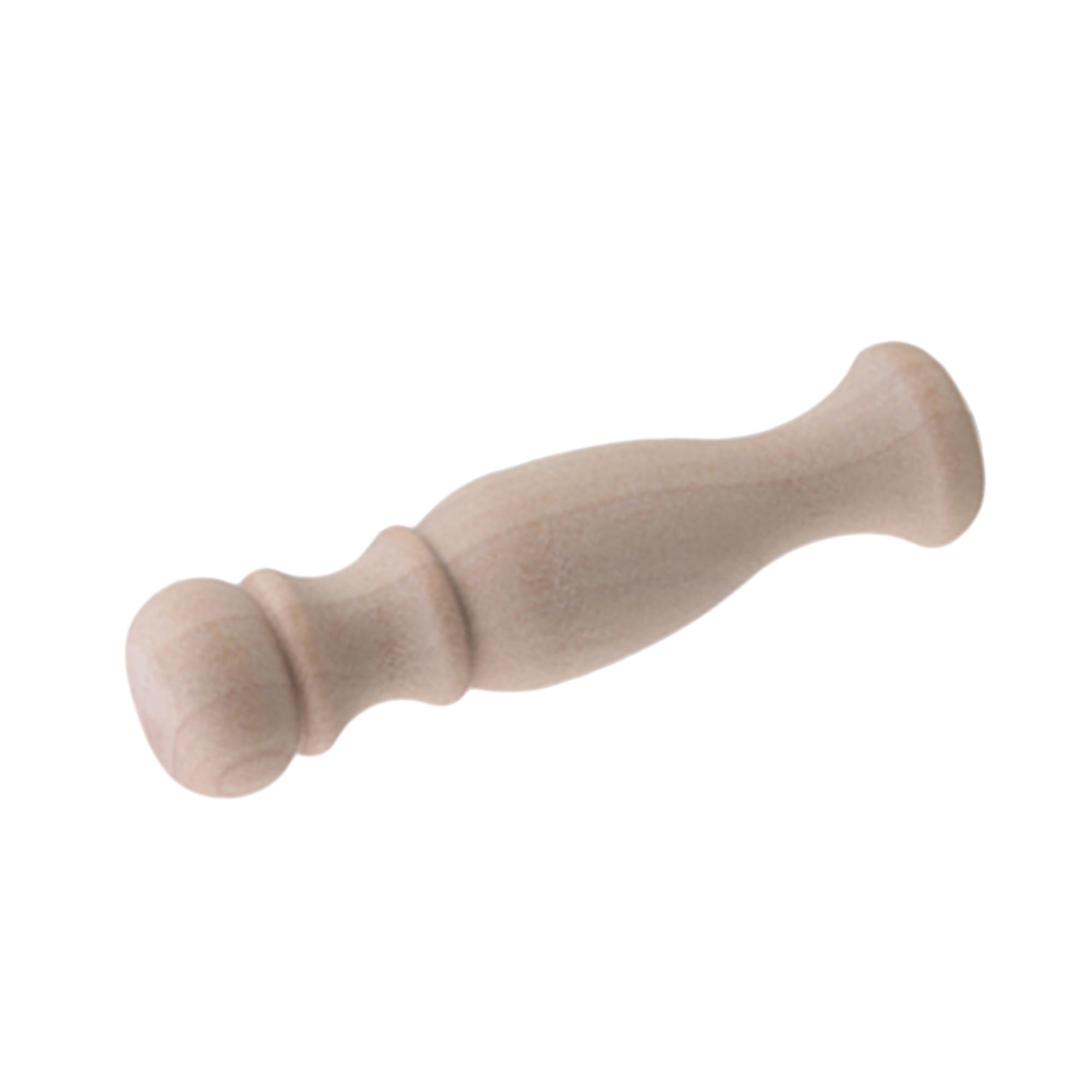 Wrzeciona do tralek do drewna, do samodzielnego wykonania, opakowanie 10 sztuk, 7 x 1,8 cm, naturalne drewniane materiały rzemieślnicze