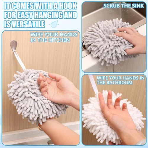 Serviettes douces absorbantes avec boucles de suspension pratiques