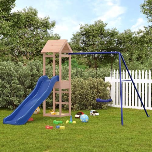 vidaXL Outdoor Spielset Massivholz Douglas