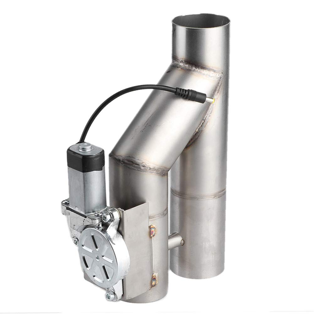 Valvola di scarico elettrica, controllo di scarico del tubo elettrico a Y da 2,5 pollici 63 mm tagliato a doppia valvola Telecomando wireless