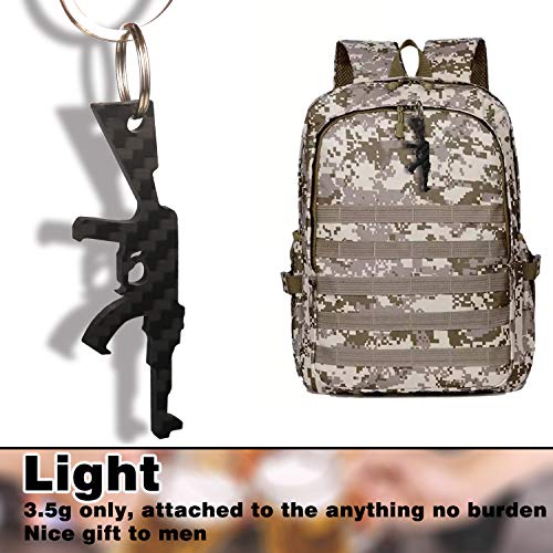 Crmpro Carbon Fiber Bottle Opener 2 Pack, Ultralight Keychain Bottle Openers For Outdoor Campaign Bar Restaurant, Portable Wine Opener Best Gift For Men Soldier #TOP4