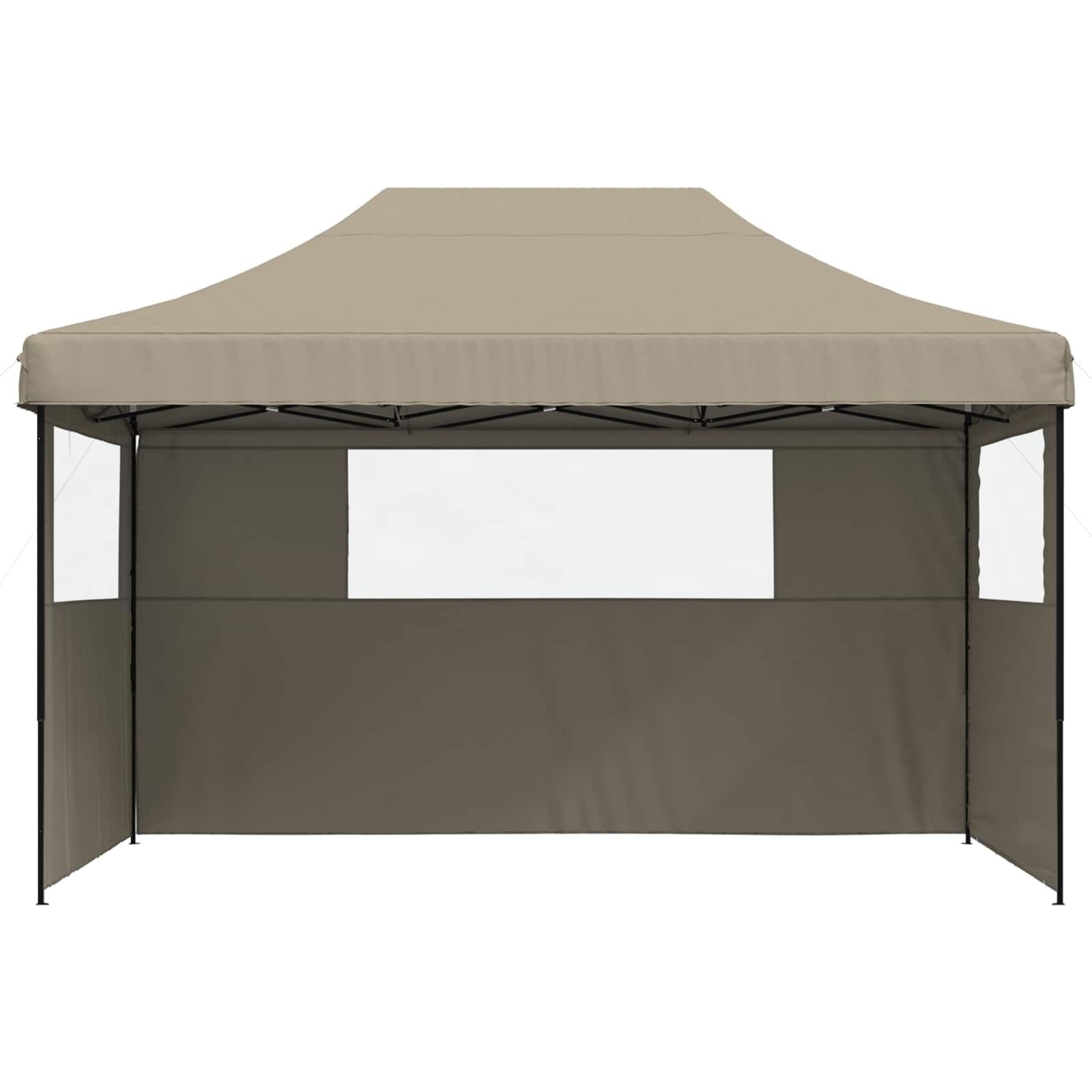 Carpa plegable para fiestas, 4,4 x 2,9 m, con 3 paneles laterales