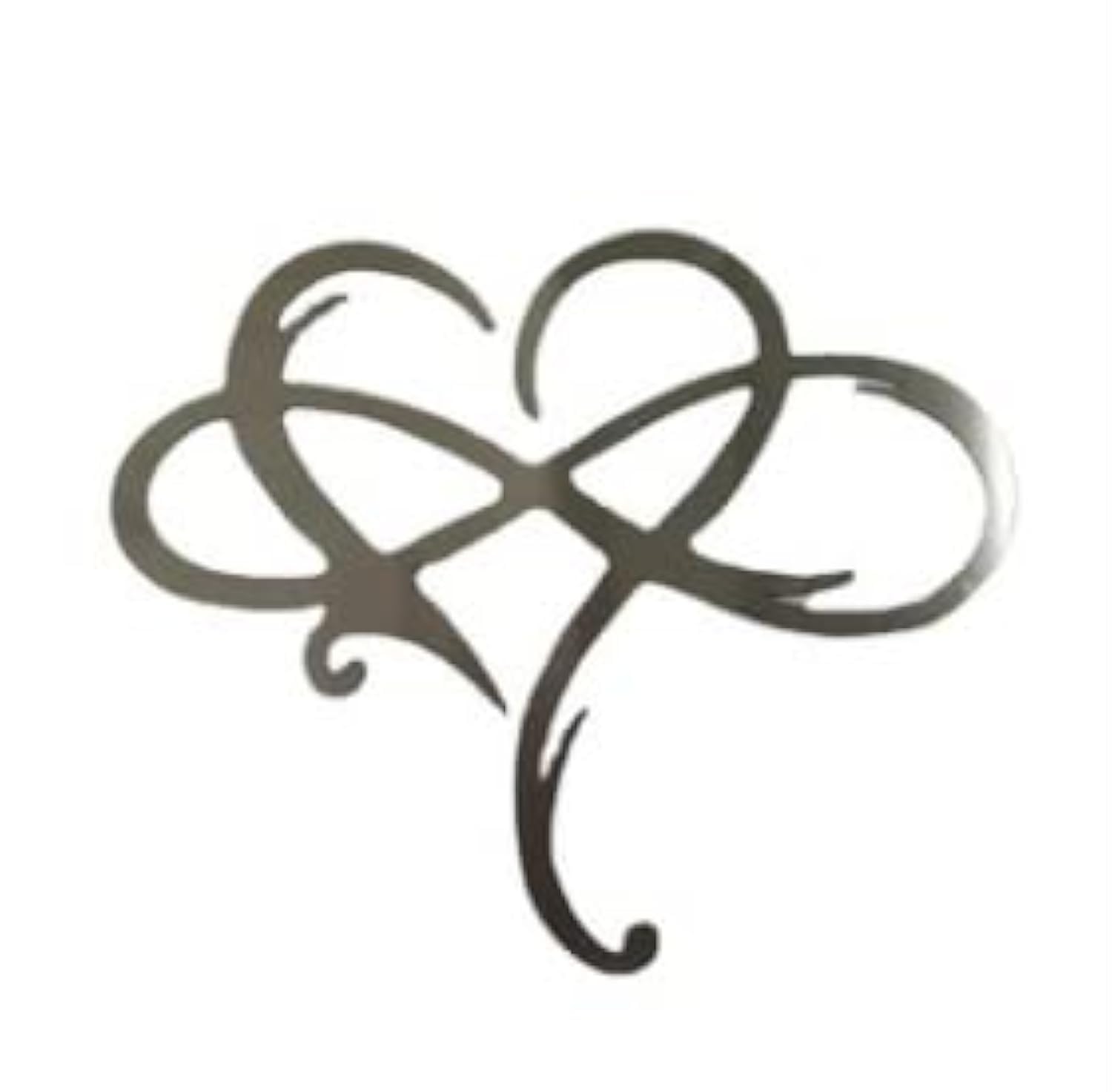 WMLBK Infinity Heart Metal Wall Decor