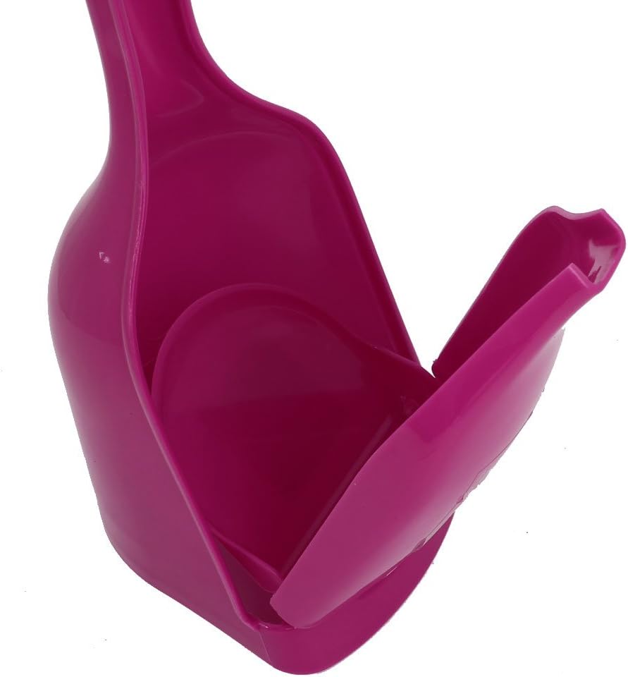Ruilogod Plastic Bottle Shape Bathroom Toilet Cleaner Brush Holder Fuchsia (id: de4 b76 082 55b 784 image 3