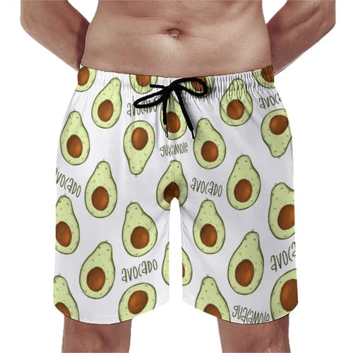 Shorts de bain homme avocat maillot de bain séchage rapide S