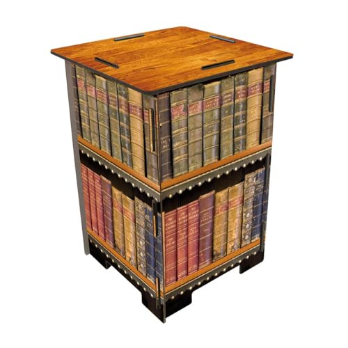 Werkhaus SH8183 Photohocker 29,5 x 29,5 x 42 cm Motiv antike Bücher Hocker, MDF, bunt, 29.5 x 29.5 x 42 cm Werkhaus SH8183 Photohocker 29,5 x 29,5 x 42 cm Motiv antike Bücher Hocker, MDF, bunt, 29.5 x 29.5 x 42 cm