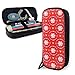 Produktbild Federmäppchen Mäppchen Weihnachten Schneeflocken Liebe rot Themen Schule Bleistift Fall Halter Tasche Büro Stift Box Reißverschluss Tasche Set Pu Leder Reißverschluss Zubehör