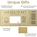 Imagen de YUVKIN 5 piezas Golden Ticket Tarjeta Regalo Con Sobres