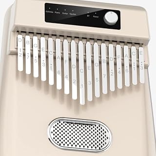 Wzhzj Electronic Smart Kalimba Thumb Piano Kalimba Piano Piano 17 notes Piano Instrument de musique portable (Color : B… - Les Beatles, Paul McCartney, John Lennon, RIngo Starr, George Harrison Wzhzj Electronic Smart Kalimba Thumb Piano Kalimba Piano Piano 17 notes Piano Instrument de musique portable (Color : B… – Image 3