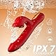 Dildo Sex Spielzeug für die Frau Vibration für Frauen Vibratorensets für Frauen G-Punkt Vibrator Klitoris Sexspielzeug Sex Toy für Woman Analvibrator 5 Zungenlecken 10 Vibrationmodi 3 Stoßfunktions