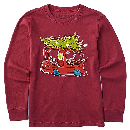 Life is Good Whoville or Bust Long Sleeve Crusher™ Tee (Toddler/Little Kids/Big Kids)