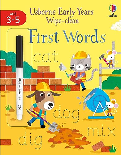 First Words (Early Years Wipe-Clean) (Usborne Early Years Wipe-clean, 6)