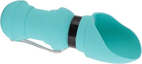 Miniatura 5 de Botella de agua portátil para perros, cuenco de agua plegable de silicona para mascotas, dispensador de agua para cachorros, dispensador de bebidas