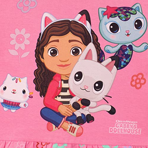 DreamWorks Girls Gabbys Dollhouse Dress Kids Gabby's Floral Skater Dress2