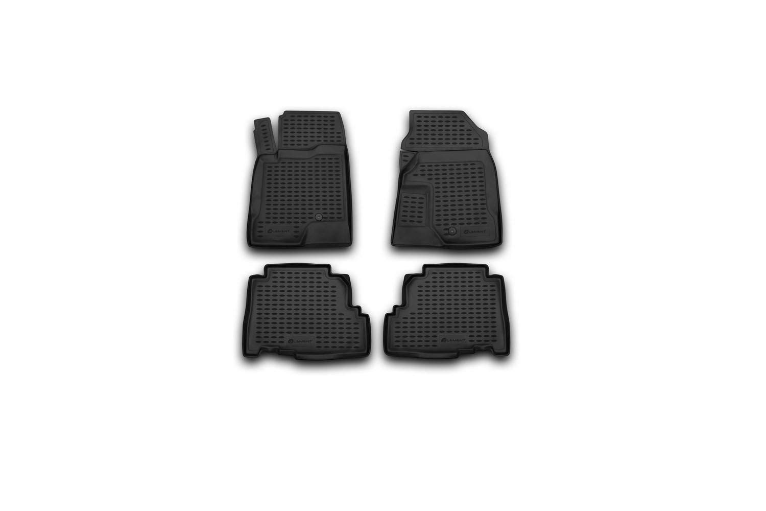 ELEMENT Alfombrillas 3D para ŠKODA Karoq 2017- | Familiar | Europa | Sin Caja Asiento | 4 Piezas — view 104