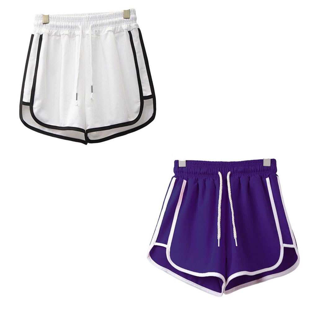 Amazon.co.jp: ショートパンツ レディース 夏 2枚セット サイド