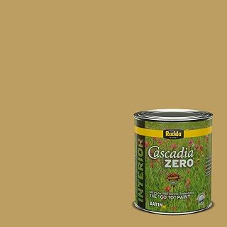 Rodda Paint CASCADIA ZERO Interior Satin Paint & Primer in One, Quart, Gold Finch