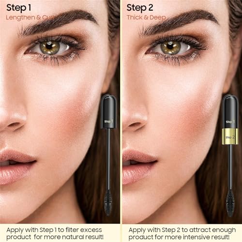 Image of Tubing Mascara Waterproof 2-1 Mascara Volumizing and Lengthening, Black