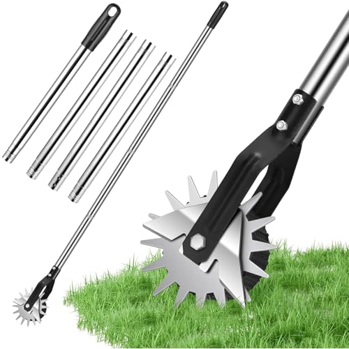 Bordure de la pelouse rotative pour soulager le dos au jardin