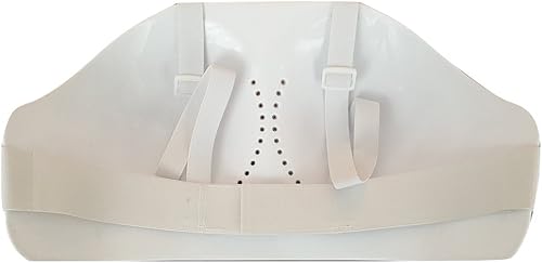 Miniatura 3 de Balaur Protector de pecho de esgrima para mujer, protector de pecho de plástico, color blanco