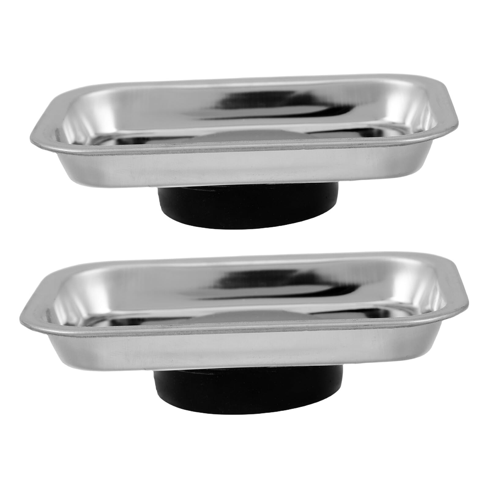 Bandeja magnética acero inoxidable organizador de tornillos para taller mecánico