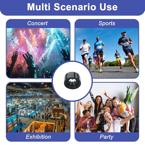 50pcs elliptische Rückschlag locker Verstellverschluss，Schwarz Oval Kunststoff Textilband Verschluss 50 Stück, Festivalbändchen Verschluss, Kunststoffschnur Seilendverschluss & Kordelstopper