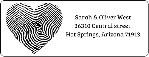 Miniatura 2 de Etiquetas autoadhesivas para dirección de devolución  240 calcomanías personalizadas para dirección de devolución en hoja blanca personalizadas para