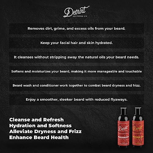 Detroit-Grooming-Co-Complete-Grooming-Fathers-Day-Gifts-for-Dad-Beard-Wash-Conditioner-Beard-Butter-and-Beard-Oil-Cherry-Tobacco-Scent-Traverse-City