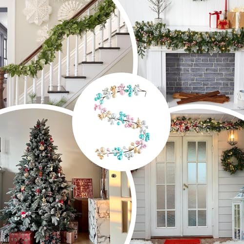 Guirlande de Boules de Noël pour decoration de cheminee chaleureuse - 5