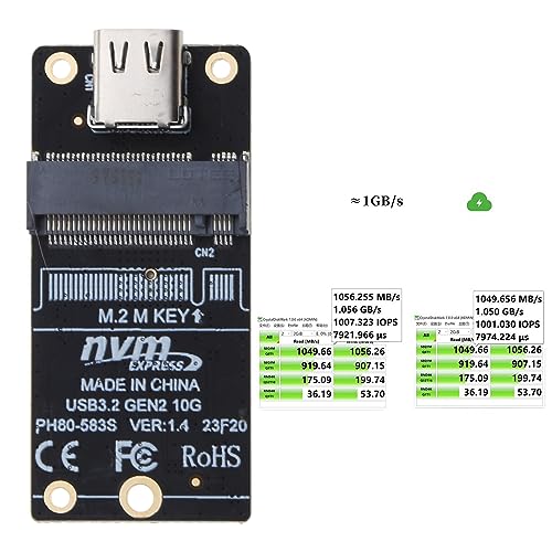 Adaptador M.2 NVMe SSD a USB 3.1 Tipo-C miniatura 2