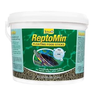 Tetra ReptoMin Floating Food Sticks, Food for Aquatic Turtles, Newts and Frogs, 6.83 lbs
