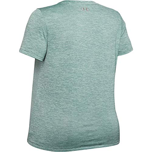 Image of Under Armour Plus Size Tech Solid Short Sleeve V-Neck