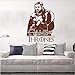 bingcheng Thrones Ned Eddard Stark Sean Adesivo Murale Camera da Letto Soggiorno Game of Thrones Adesivo Murale Film Decalcomania del Vinile 70 Cm di Altezza X 48 Cm di Larghezza