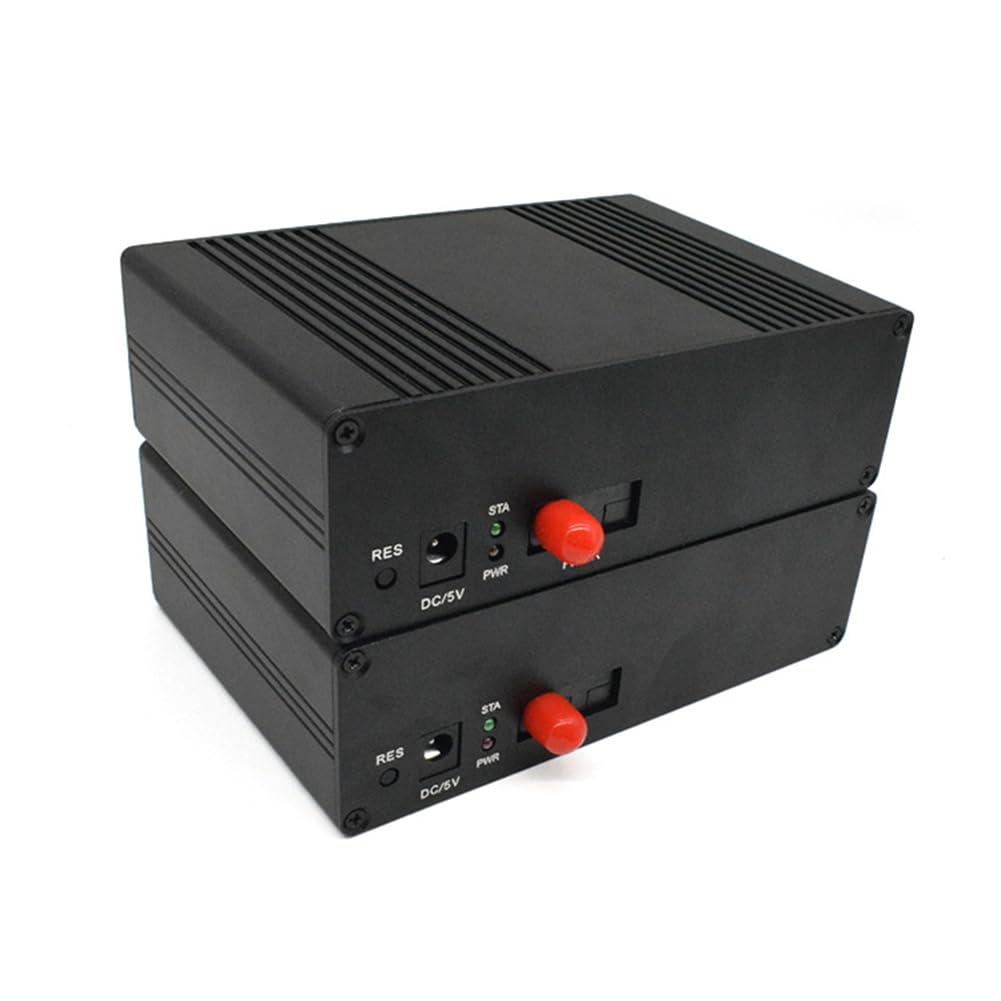 Extensor de Audio Bidireccional 2 XLR sobre Cable de Fibra Óptica FC, Transmisión Balanceada de 20 Km, Adaptador XLR de 3 Pines A Fibra Óptica, Enchufe UE EU Plug