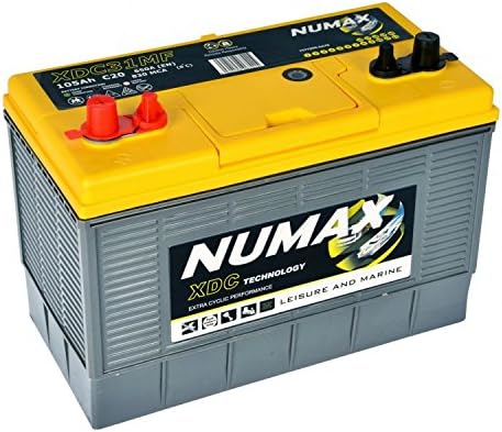 Numax 12V 105AH XDC31MF Deep Cycle Leisure Marine Battery Motorhome Caravan Boat - NCC VERIFIED