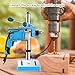 Brilluxa Electric Drill Press Stand, Rotary Tool Workstation, Mini Cast Aluminum Drill Press Holder, High Accuracy Bench Drill Base, CNC Drilling Support
