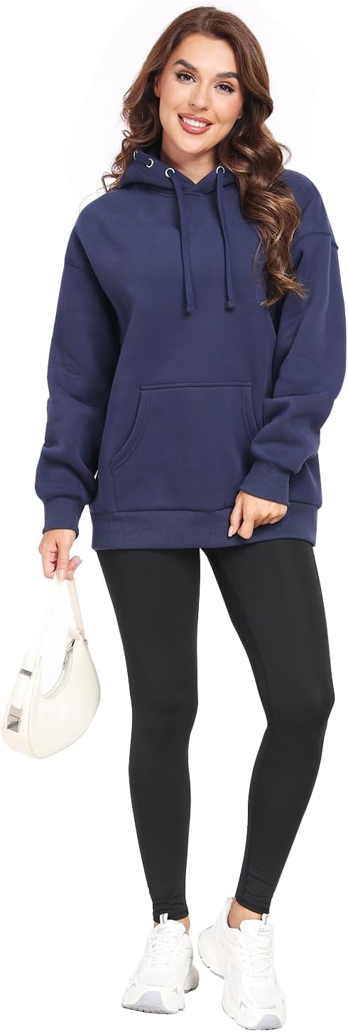 Womens Oversized Hoodies Fleece Sweatshirts Long Sleeve Casual Winter Clothes outfits Fall Pullover Sweaters - Image 5