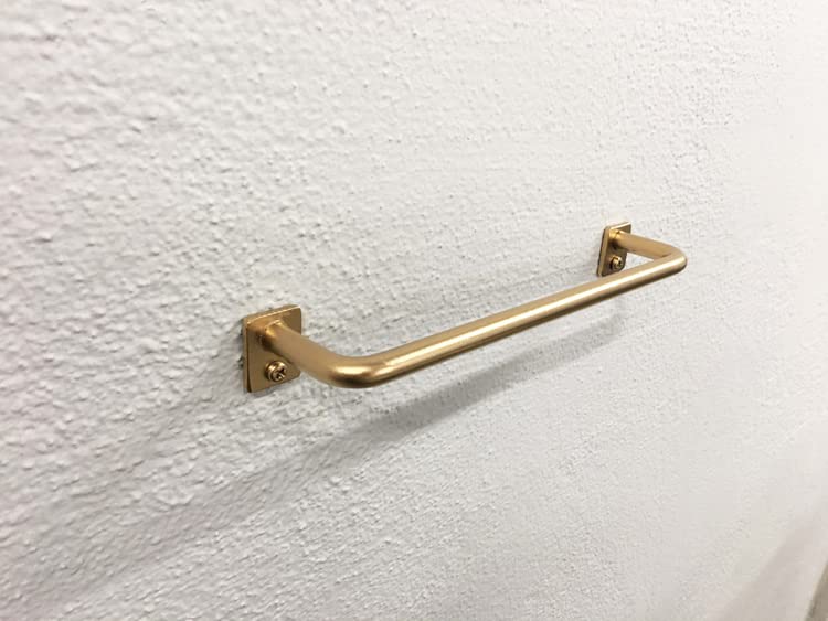 Amazon.co.jp: C.RAFT アイアンバー 30cm イエローゴールド タオル