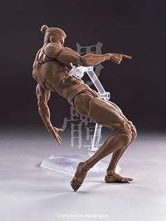 1/12スケール男性アクション人形6寸強壮筋肉関節体黒肌超柔漫画兵士アクション人形体人形シリーズ
