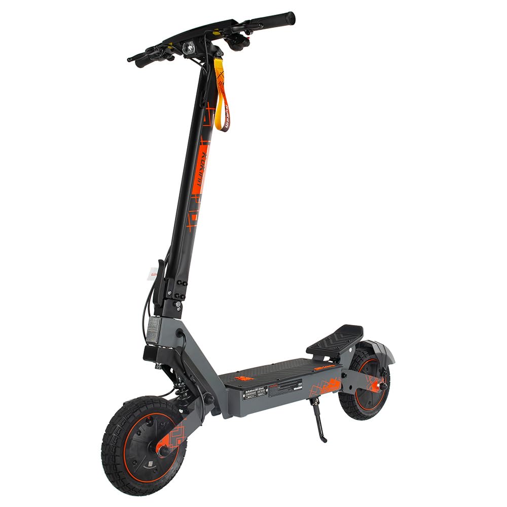 Patinete eléctrico Plegable KuKirin G2 Ultra, 2 Motores, batería de 48 V y 18 Ah, neumáticos de 10 Pulgadas, autonomía máxima de 55 km, suspensión de Muelle Delantera y Trasera