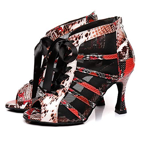 HROYL Latino Scarpe da Ballo Salsa Ballo Scarpe da...