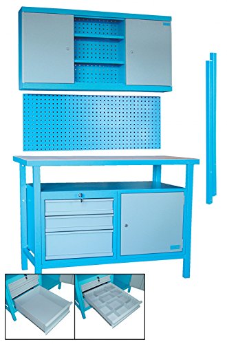 Güde WERKBANK-SET 3 Tlg Workbench, Closet, Hole In Wall, New