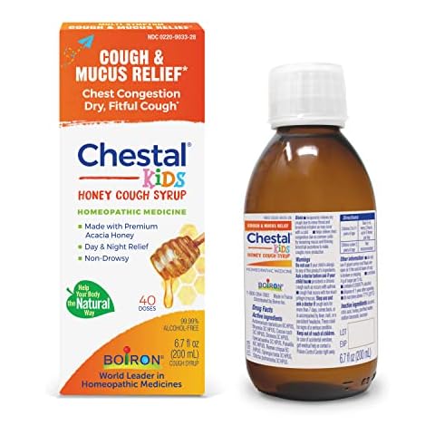 Boiron Chestal Honey Children's Cough Syrup Cover