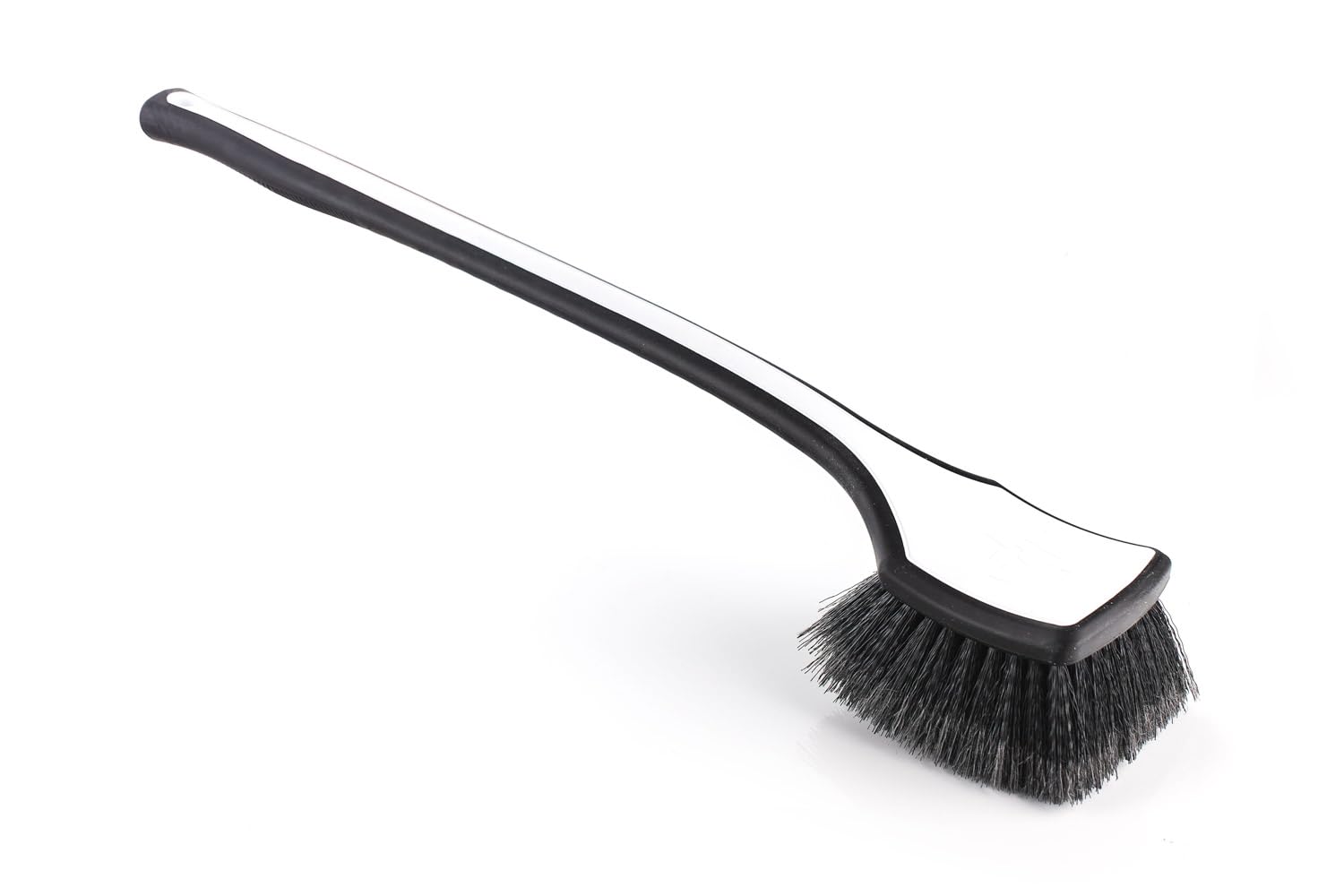 Detail Factory - Fender Well Brush - Ergonomic ProGrip Handle, Stiff Synthetic Bristles, Ergonomic Design, Clean Your Wheel Wells with Ease - Black Ice